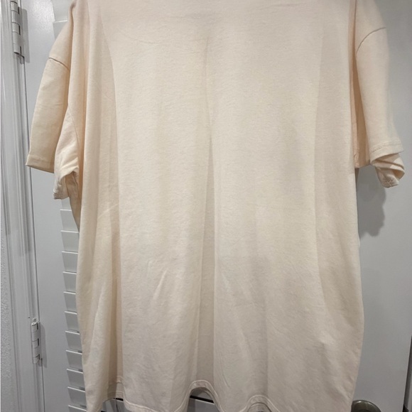 Gianni Bini NWT Women’s Cowgirl Tee - Cream and Pink Size L - Picture 4 of 5